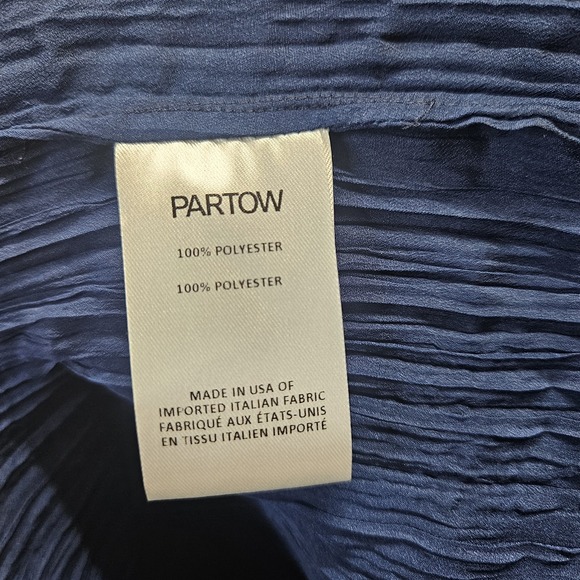 Partow Liana Micropleat Midi Dress In  Dusk Blue‎ Womens Sz 2 NWT - Picture 16 of 16
